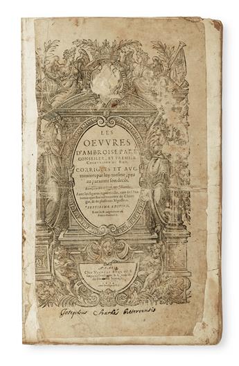 MEDICINE  PARÉ, AMBROISE.  Les Oeuvres.  1614